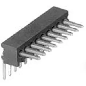Stiftleiste, 8-polig, RM 1.27 mm, abgewinkelt, schwarz, 5-104186-5 Top-Preis