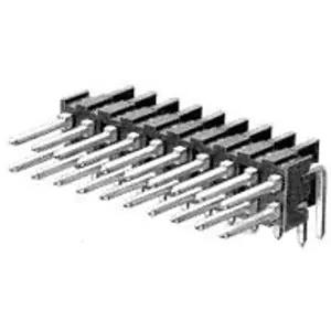 Beliebt Stiftleiste, 14-polig, RM 2.54 mm, abgewinkelt, schwarz, 86479-5