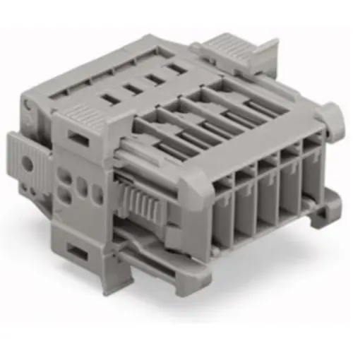 Schnäppchen Stiftleiste, 12-polig, RM 5 mm, gerade, grau, 769-612/006-000