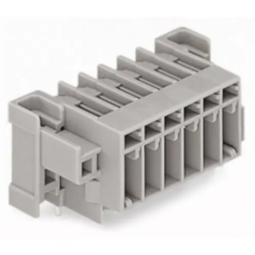 Wochenendangebot Stiftleiste, 11-polig, RM 5 mm, abgewinkelt, grau, 769-671/004-000