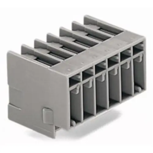 Gratis Versand Stiftleiste, 15-polig, RM 5 mm, abgewinkelt, grau, 769-675