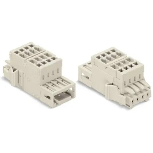 2-Leiter-Kombistecker, 7-polig, RM 3.5 mm, lichtgrau, 734-367/037-000 Top-Angebot