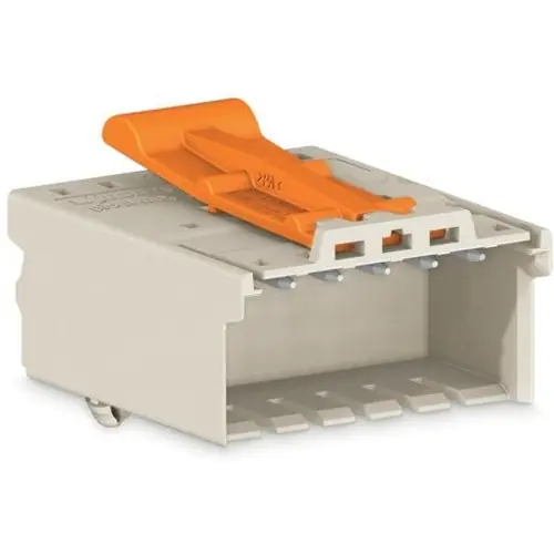 Rabatt 1-Leiter-Stiftleiste, 5-polig, RM 3.5 mm, gerade, lichtgrau, 2091-1525/020-3000