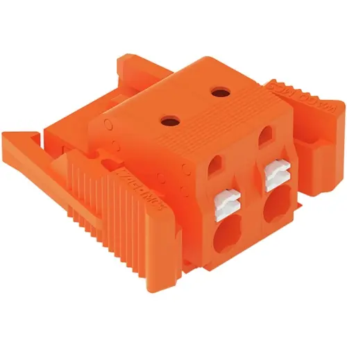 Neue Ware 1-Leiter-Federleiste, 2-polig, RM 7.62 mm, orange, 2231-702/037-000