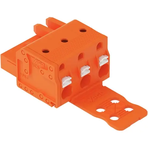 1-Leiter-Federleiste, 3-polig, RM 7.62 mm, orange, 2231-703/026-000/133-000 Rabatt