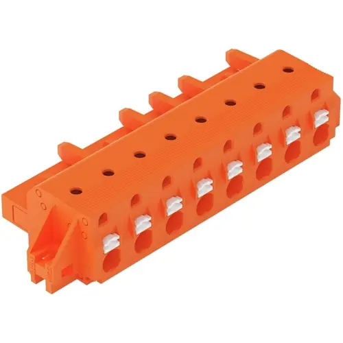 Top-Preis 1-Leiter-Federleiste, 8-polig, RM 7.62 mm, orange, 2231-708/031-000