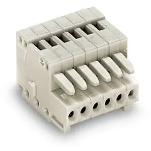 Buchsenleiste, 9-polig, RM 2.5 mm, lichtgrau, 733-109 Kostenloser Versand