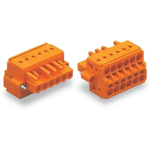 Federleiste, 14-polig, RM 5.08 mm, orange, 231-2314/107-000 Günstig