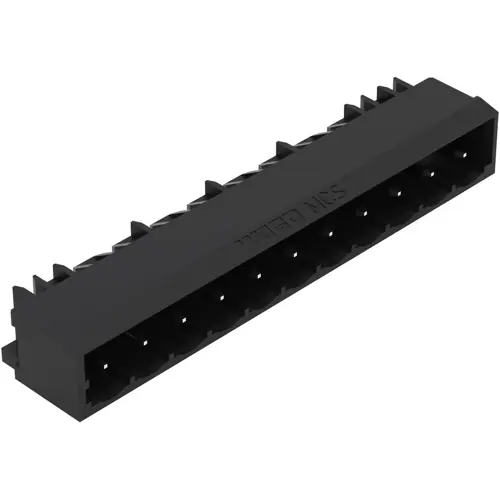 Highlight Stiftleiste, 11-polig, RM 5 mm, schwarz, 231-441/001-000/105-604