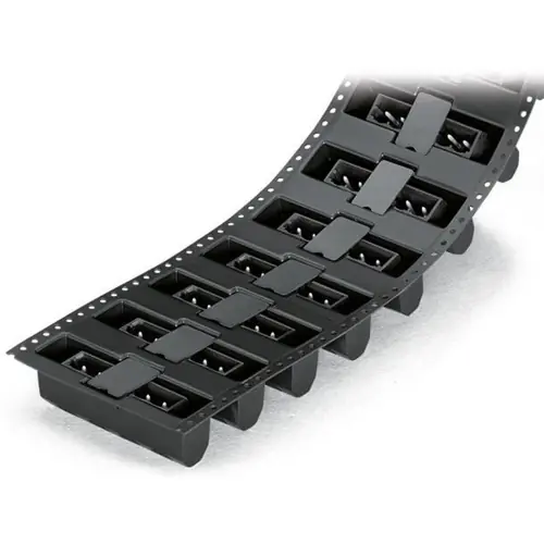Stiftleiste, 7-polig, RM 5 mm, schwarz, 231-137/001-000/105-604/997-407 Markenprodukt