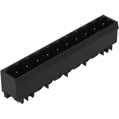 Solange Der Vorrat Reicht Stiftleiste, 10-polig, RM 5 mm, schwarz, 231-140/001-000/105-604
