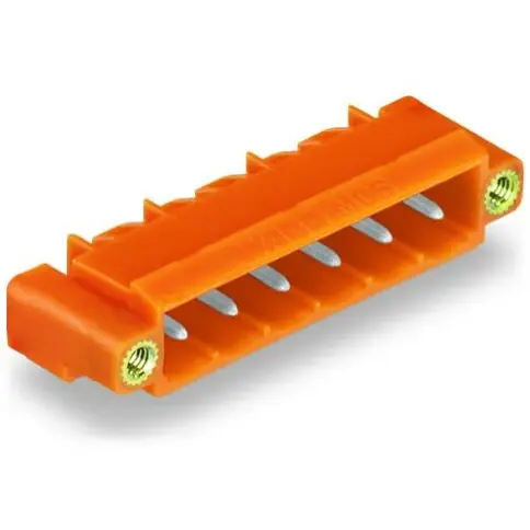 Sichere Zahlung Stiftleiste, 5-polig, RM 5.08 mm, orange, 231-535/108-000