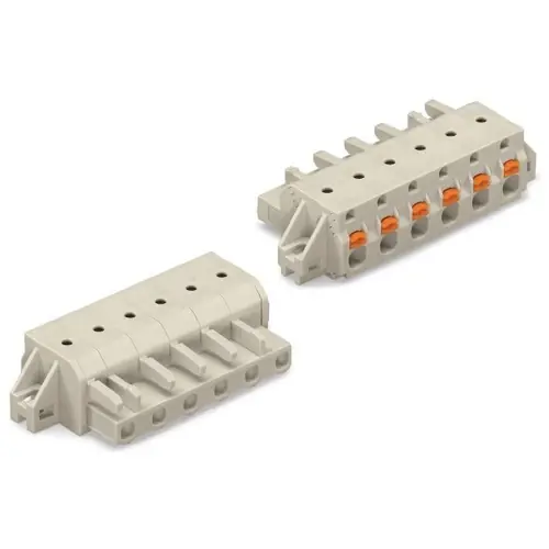 Mega-Angebot Federleiste, 8-polig, RM 7.5 mm, lichtgrau, 2721-208/031-000