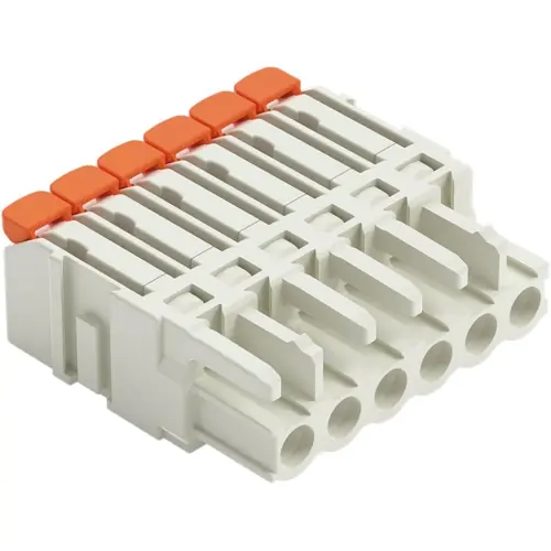 Federleiste, 13-polig, RM 5 mm, lichtgrau, 2721-1112/326-000 Begrenztes Angebot