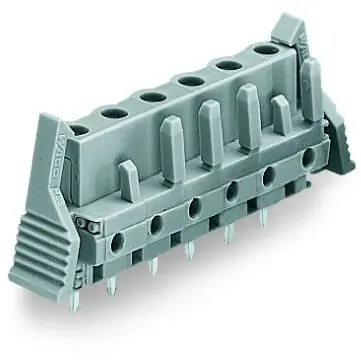 Federleiste, 16-polig, RM 7.5 mm, gerade, grau, 232-746/039-000 Sonderangebot