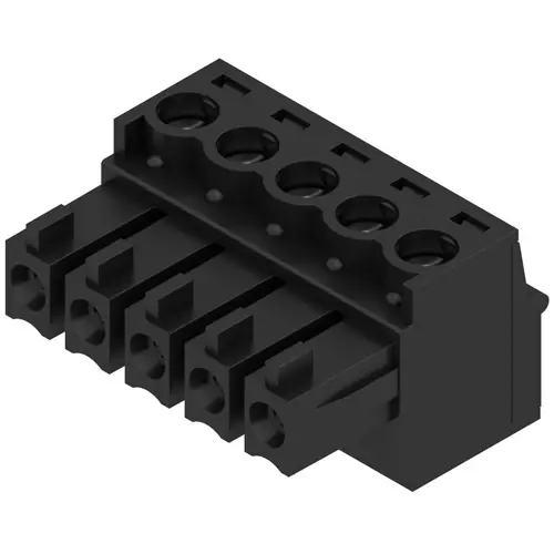 Buchsenleiste, 5-polig, RM 3.81 mm, gerade, schwarz, 1792800000 Super-Preis