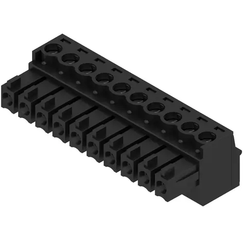Aktuell Buchsenleiste, 10-polig, RM 3.81 mm, gerade, schwarz, 1792830000