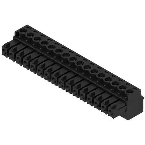 Top-Angebot Buchsenleiste, 16-polig, RM 3.81 mm, gerade, schwarz, 1792850000