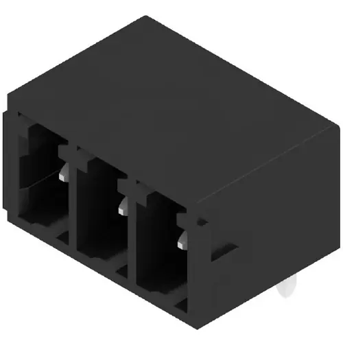 Stiftleiste, 3-polig, RM 3.81 mm, abgewinkelt, schwarz, 1793140000 Billig