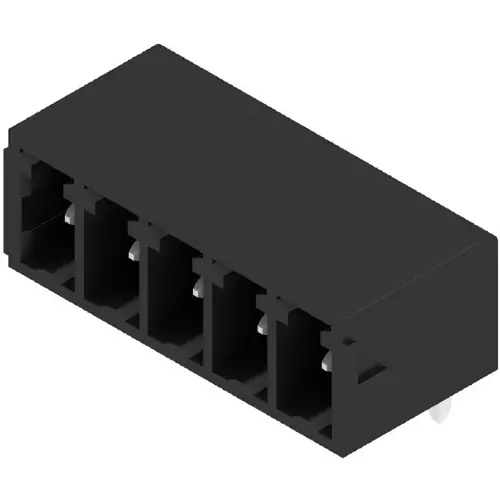 Kostenfreie Lieferung Stiftleiste, 5-polig, RM 3.81 mm, abgewinkelt, schwarz, 1793160000