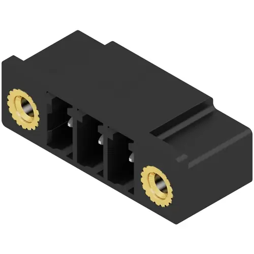 Stiftleiste, 3-polig, RM 3.81 mm, abgewinkelt, schwarz, 1793340000 Bestseller