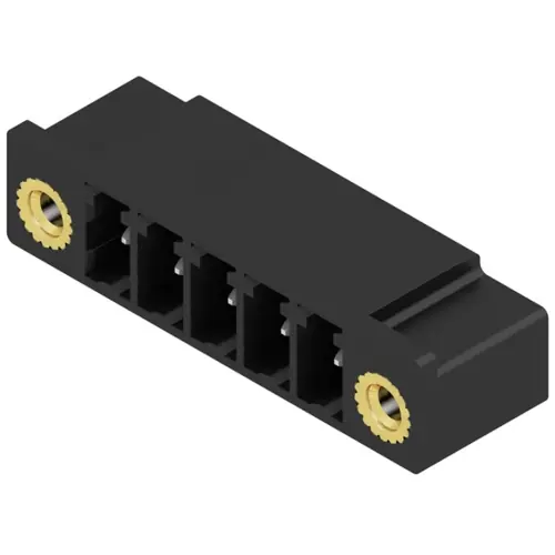 Echt Stiftleiste, 5-polig, RM 3.81 mm, abgewinkelt, schwarz, 1793360000