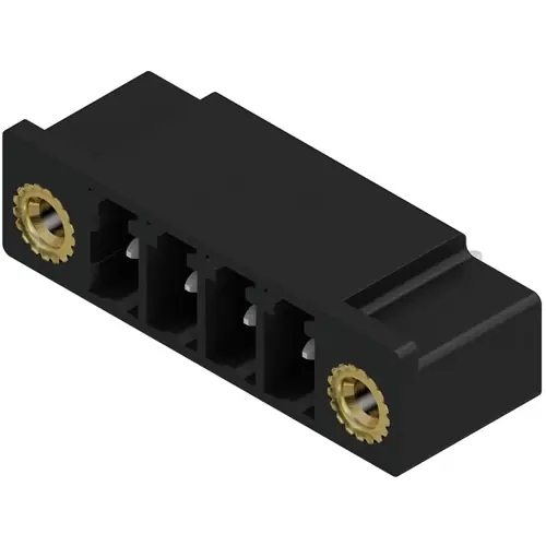 Rabatt Stiftleiste, 4-polig, RM 3.81 mm, gerade, schwarz, 1793720000