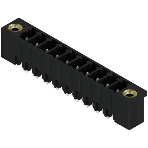 Bestseller Stiftleiste, 10-polig, RM 3.81 mm, gerade, schwarz, 1793760000