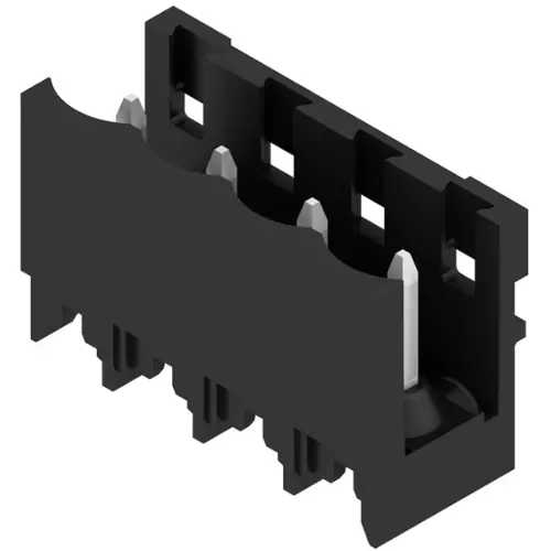 Echt Stiftleiste, 4-polig, RM 5 mm, gerade, schwarz, 1796500000