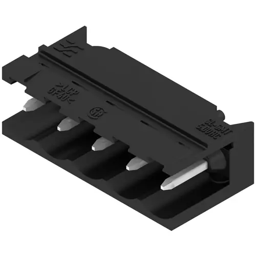 Angebot Stiftleiste, 5-polig, RM 5 mm, abgewinkelt, schwarz, 1796960000