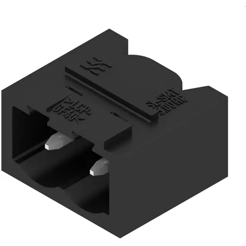 Begrenztes Angebot Stiftleiste, 2-polig, RM 5 mm, abgewinkelt, schwarz, 1797080000