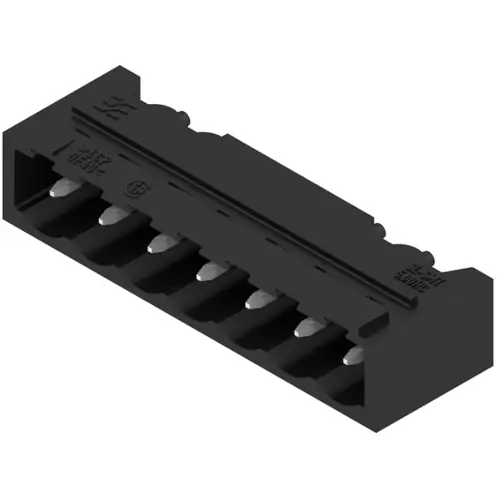 Stiftleiste, 7-polig, RM 5 mm, abgewinkelt, schwarz, 1797740000 Letzte Chance