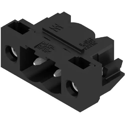 Stiftleiste, 2-polig, RM 5 mm, abgewinkelt, schwarz, 1797750000 Sonderaktion