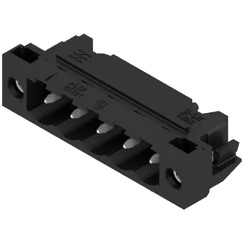 Neuheit Stiftleiste, 5-polig, RM 5 mm, abgewinkelt, schwarz, 1797780000