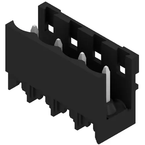 Stiftleiste, 4-polig, RM 5 mm, gerade, schwarz, 1797820000 Sonderangebot