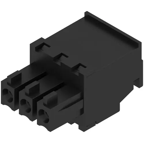 Angebot Buchsenleiste, 3-polig, RM 3.81 mm, abgewinkelt, schwarz, 1798160000