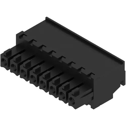 Buchsenleiste, 8-polig, RM 3.81 mm, abgewinkelt, schwarz, 1798170000 Kracherpreis