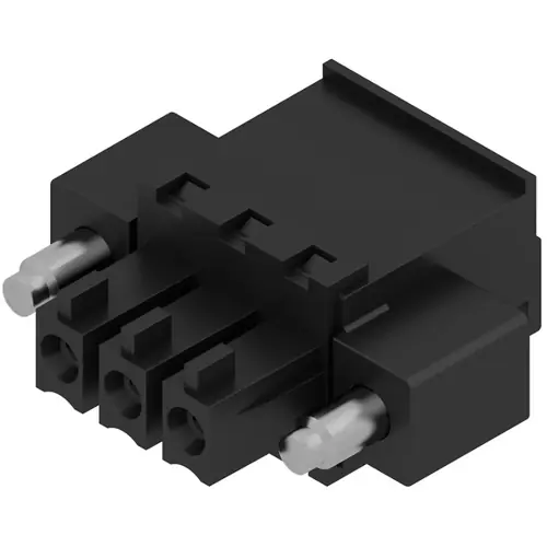Letzte Chance Buchsenleiste, 3-polig, RM 3.81 mm, abgewinkelt, schwarz, 1798180000