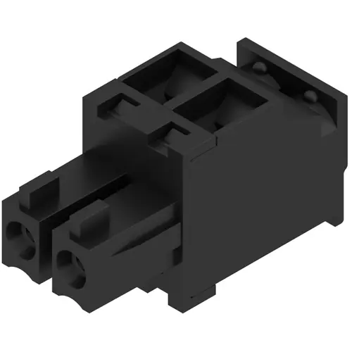 Buchsenleiste, 2-polig, RM 3.81 mm, abgewinkelt, schwarz, 1798500000 Nur Heute