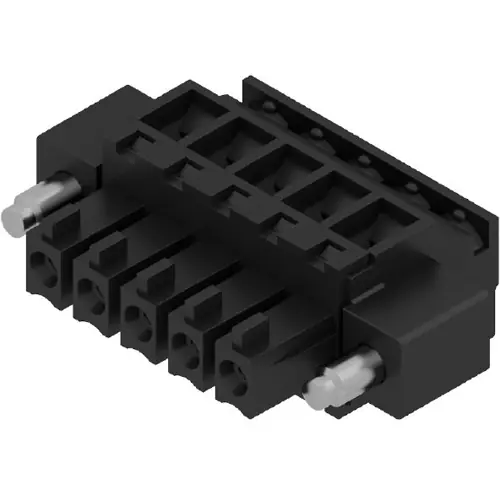 Buchsenleiste, 5-polig, RM 3.81 mm, abgewinkelt, schwarz, 1798800000 Preisreduziert