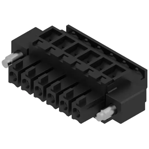 Buchsenleiste, 6-polig, RM 3.81 mm, abgewinkelt, schwarz, 1798810000 Jetzt Kaufen