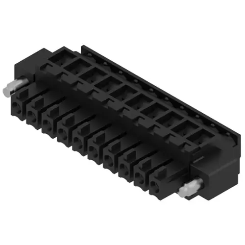 Preis Gesenkt Buchsenleiste, 10-polig, RM 3.81 mm, abgewinkelt, schwarz, 1798820000