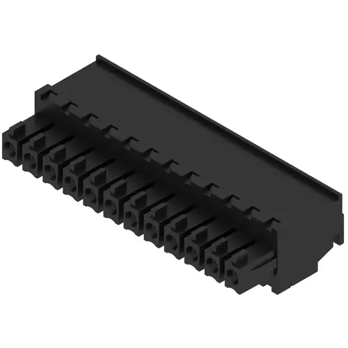 Buchsenleiste, 12-polig, RM 3.81 mm, abgewinkelt, schwarz, 1798990000 Neuheit