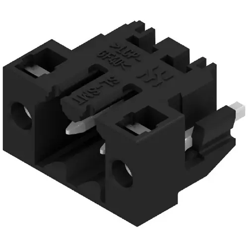 Stiftleiste, 2-polig, RM 3.5 mm, gerade, schwarz, 1804700000 Online Kaufen