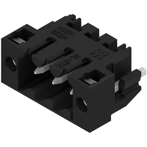 Super-Preis Stiftleiste, 3-polig, RM 3.5 mm, gerade, schwarz, 1804710000