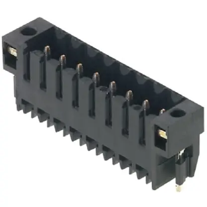 Stiftleiste, 8-polig, RM 3.5 mm, gerade, schwarz, 1804760000 Expressversand