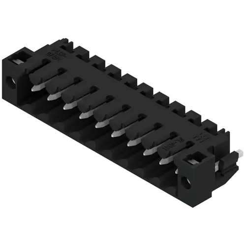 Stiftleiste, 10-polig, RM 3.5 mm, gerade, schwarz, 1804780000 Geprüft