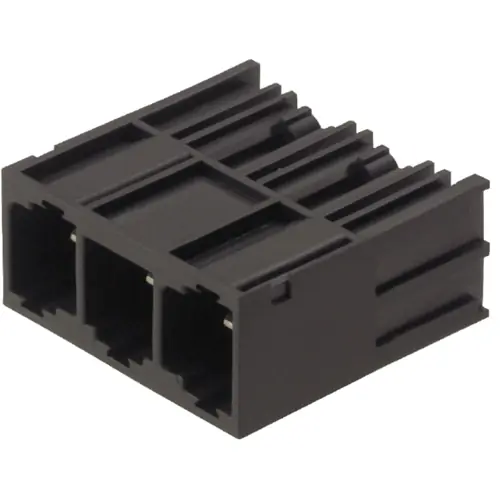 Expressversand Stiftleiste, 7-polig, RM 10.16 mm, abgewinkelt, schwarz, 1813540000