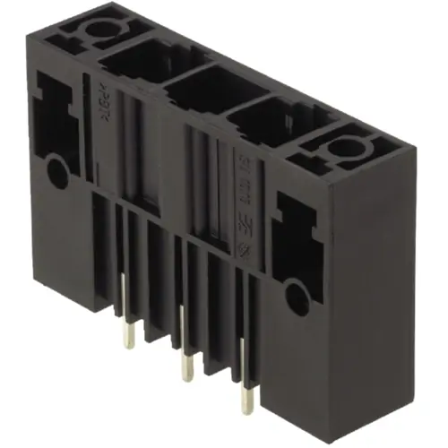 Mega-Angebot Stiftleiste, 4-polig, RM 10.16 mm, gerade, schwarz, 1813670000