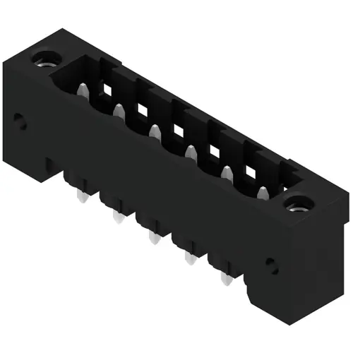 Bestseller Stiftleiste, 6-polig, RM 5.08 mm, gerade, schwarz, 1820610000